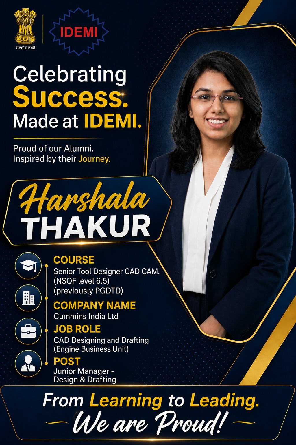 Harshala Thakur - Alumni Success Story