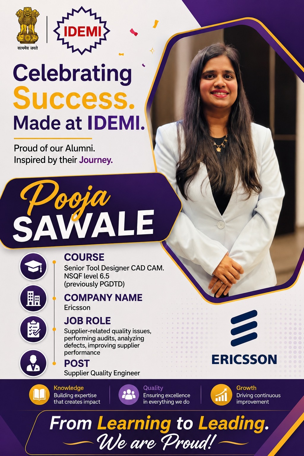 Pooja Sawale - Alumni Success Story