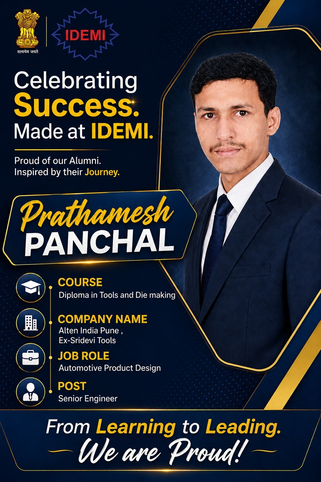 Prathamesh Panchal - Alumni Success Story